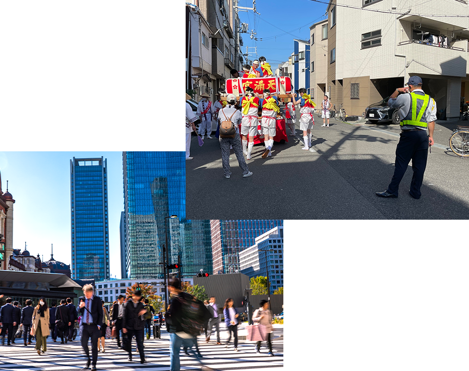 警備実績 — 祭り誘導・交通誘導・現場警備